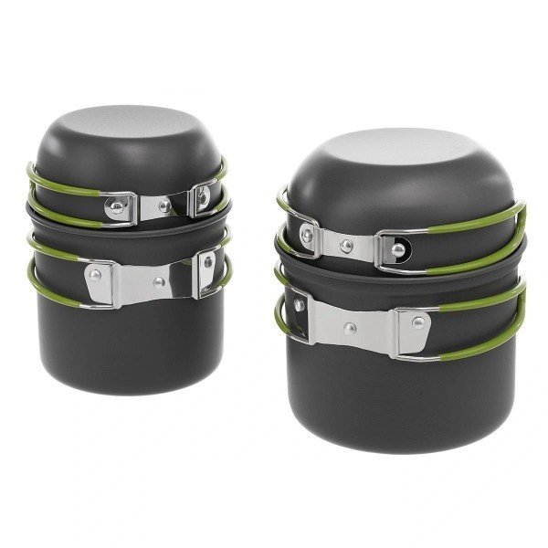 Campsor 203 Compact Camping Cooking Set 4-Piece Cookware