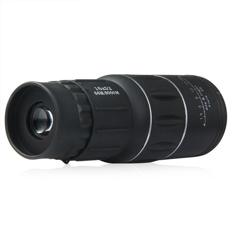 16x52 Dual Focus HD Monocular Telescope - Compact Water-Resistant Spotting Scope