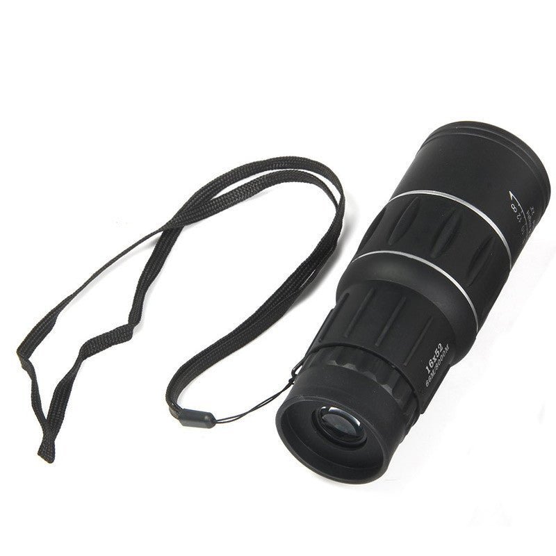 16x52 Dual Focus HD Monocular Telescope - Compact Water-Resistant Spotting Scope