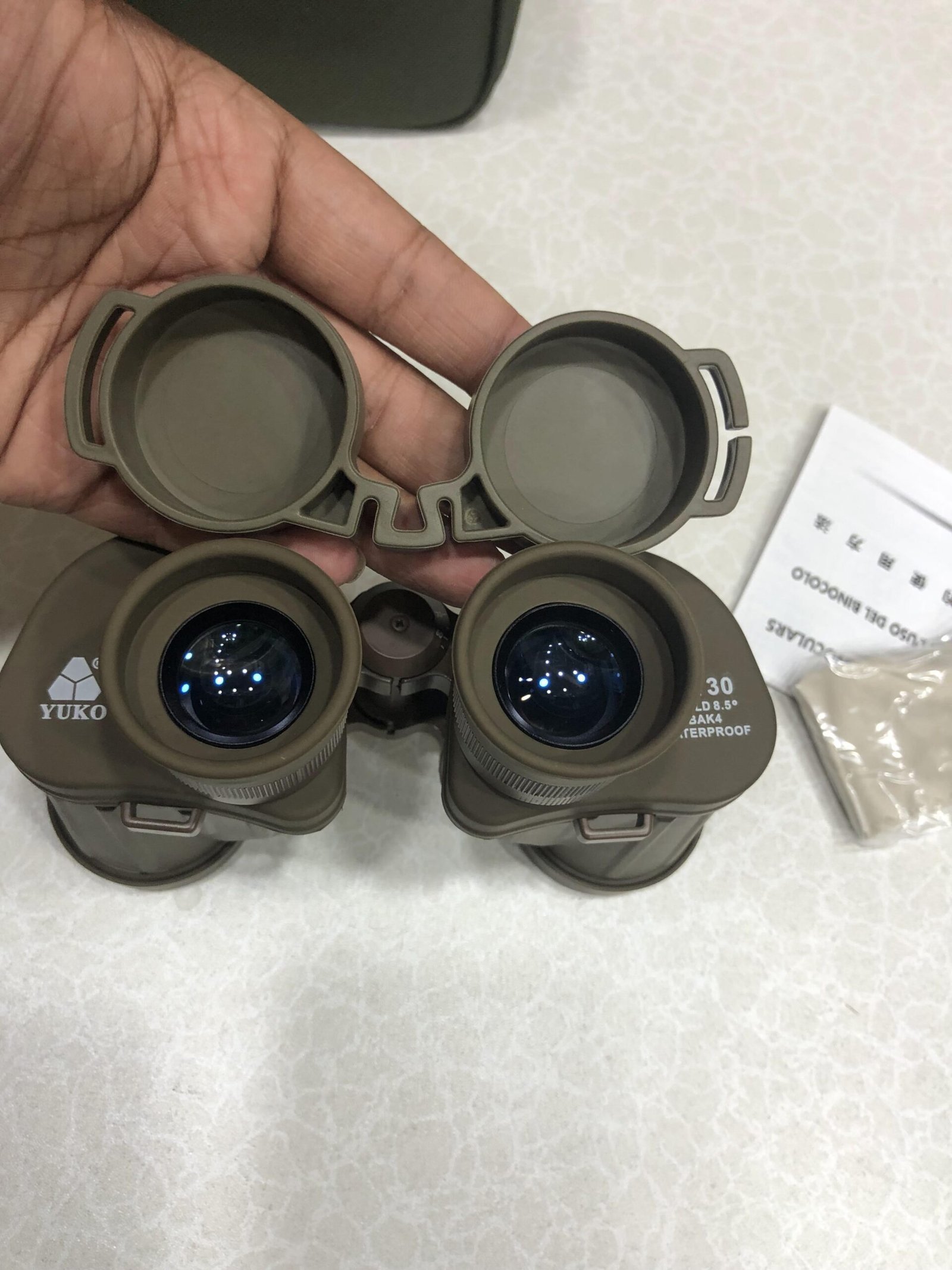 Yuko 6x30 Binoculars | Compact Lightweight Waterproof Military Grade Optics