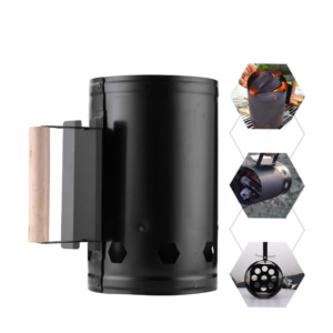 Rapid Charcoal Chimney Starter Drum - BBQ Coal Lighter