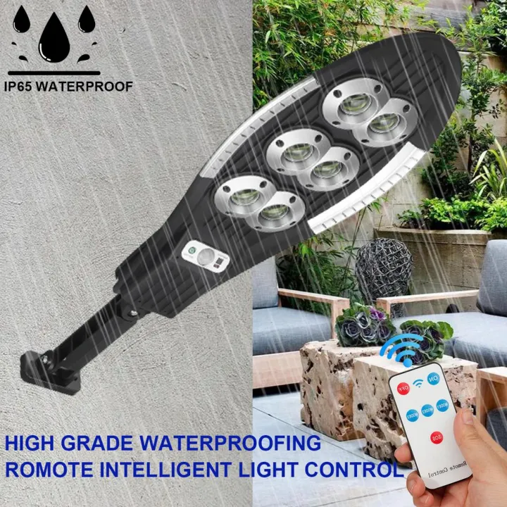 500W High Power COB Solar Street Light Weatherproof Security Lamp