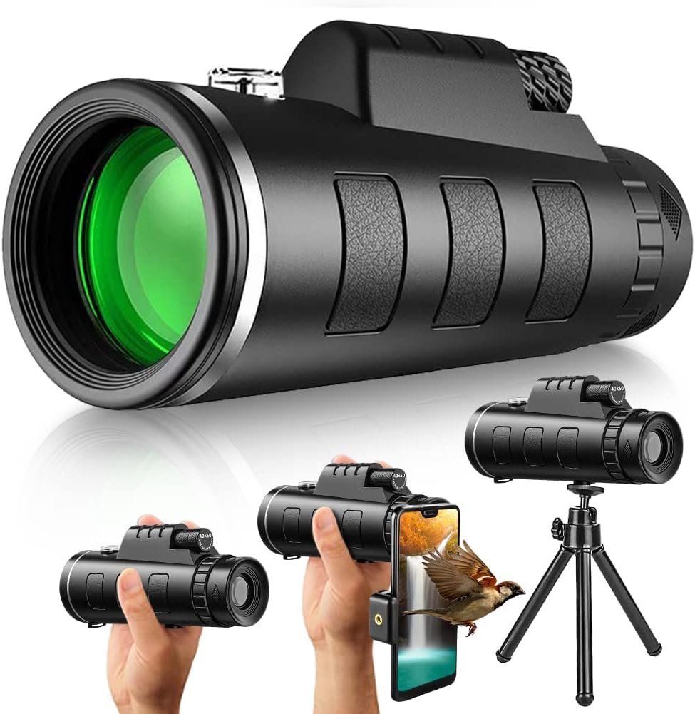 Panda 40x60 HD Telescopic Monocular with Mobile Holder & Tripod Stand