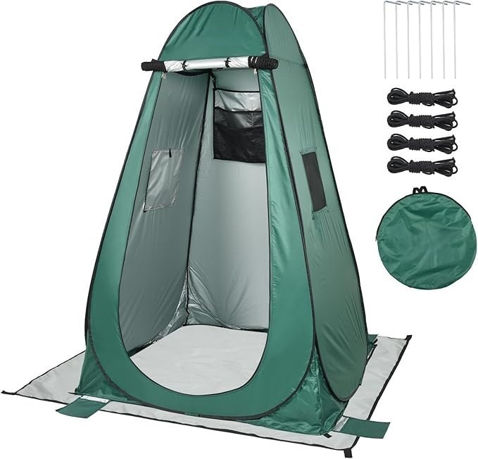 Portable Camping Shower Tent - Instant Privacy Shelter Hiking & Beach