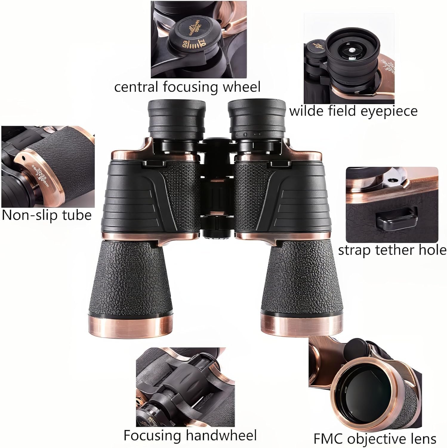 Bushnell 20x50 High-Power Binoculars - Professional Optics for Hunting