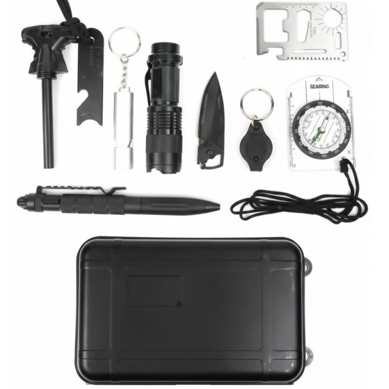 8in1 Multi-Tool Survival Kit - Heavy Duty Pocket Tool