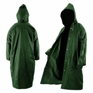 Military Style Raincoat for Camping, and Outdoor - Waterproof Rain Poncho