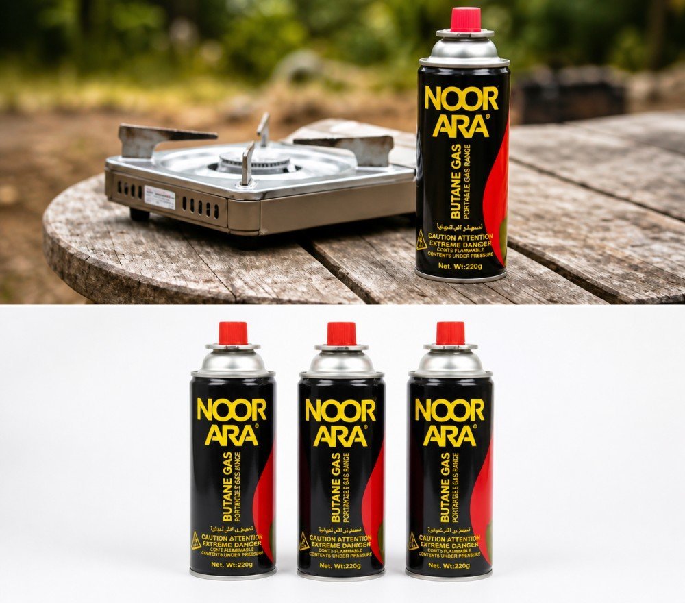 Butane Gas Bundle – 220g Portable Fuel