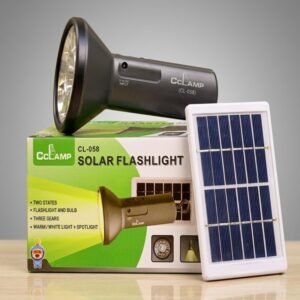 Solar Flashlight CL-058 Rechargeable Outdoor Camping Lantern