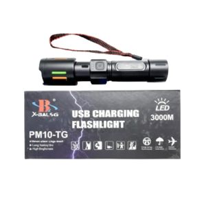 PM10 Ultra-Powerful Tactical Flashlight - Long Range USB Rechargeable