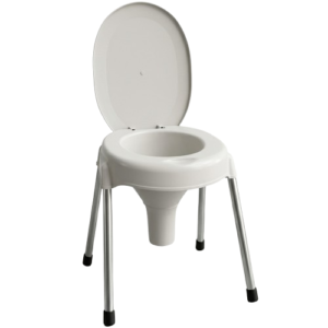 Portable Outdoor Camp Toilet Commode - Lightweight Folding