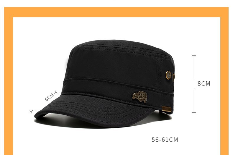 Jeep Men’s Cotton Army Cap - Adjustable Tactical Military Style
