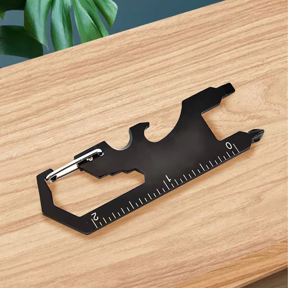 12in1 Tactical Carabiner Multitool - Compact Pocket EDC Gear
