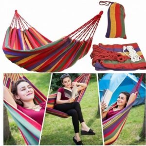 Outdoor Imported Nylon Hammock with Carry Bag