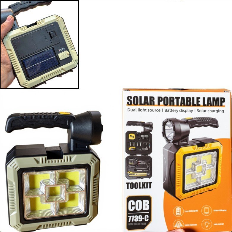 Lot Imported Solar Portable Emergency Lamp With Integrated Toolkit