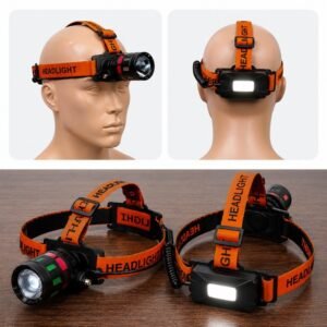 Lot Import Ultra Lightweight Multi-Mode LED Rechargeable Headlamp
