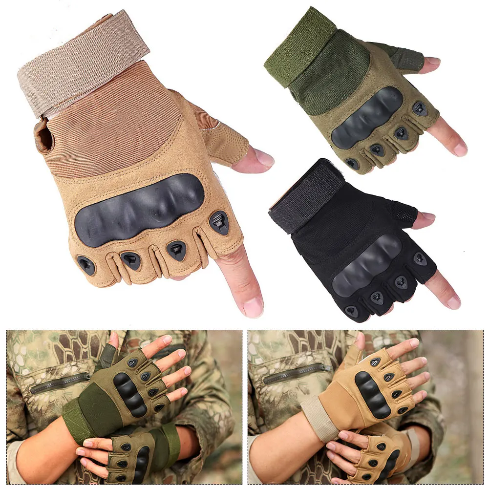 Tactical Half Finger Gloves - High Dexterity Riding Gear