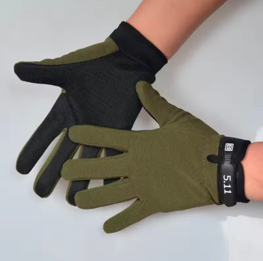 5.11 Tactical Anti-Skid Full Finger Gloves - Breathable Combat & Riding Gear