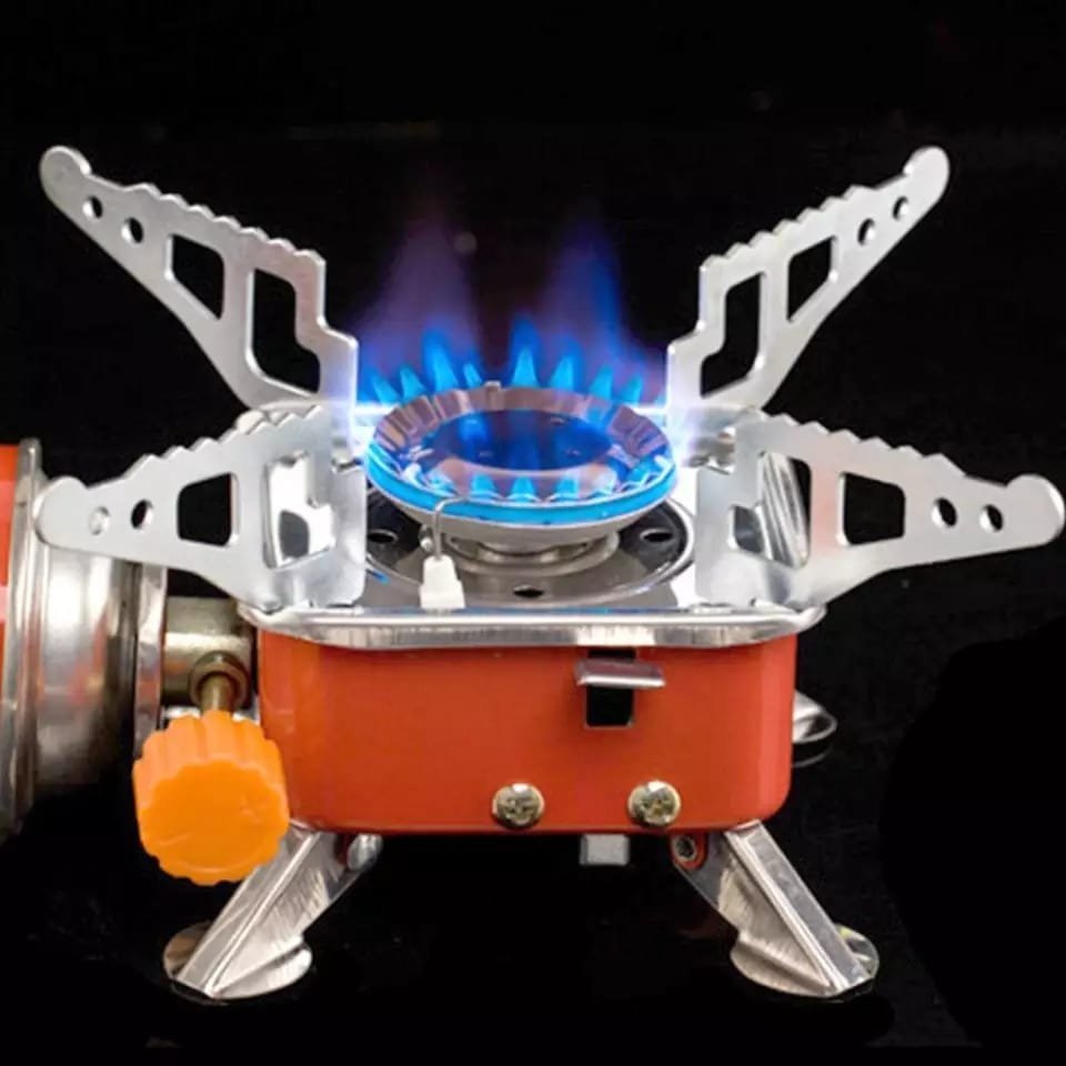 Portable Mini Folding Camping Gas Stove - Ultralight Outdoor Burner