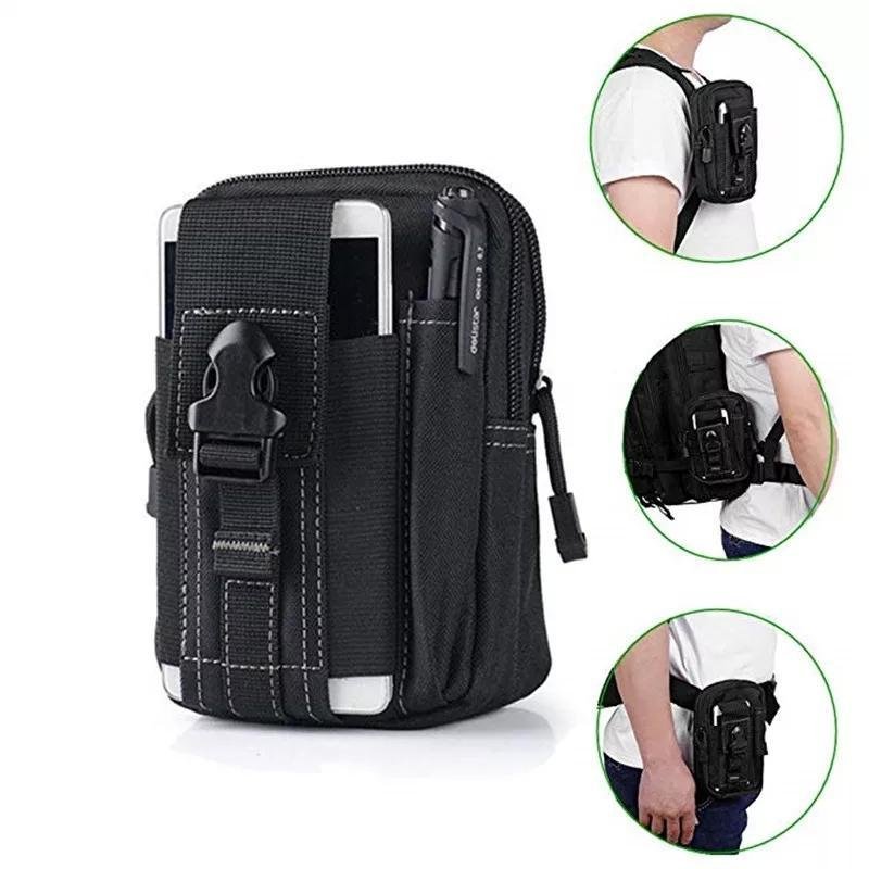 Multifunctional Tactical Waist Bag - Water Resistant EDC Molle Pouch