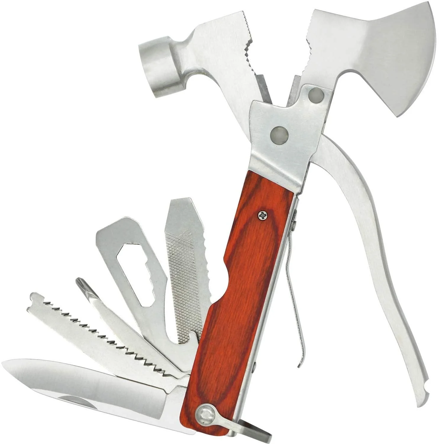 16-in-1 Multi-Tool Hammer - Heavy Duty Tactical Survival Tool
