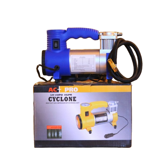 Cyclone Heavy Duty 12V Portable Emergency Air Compressor