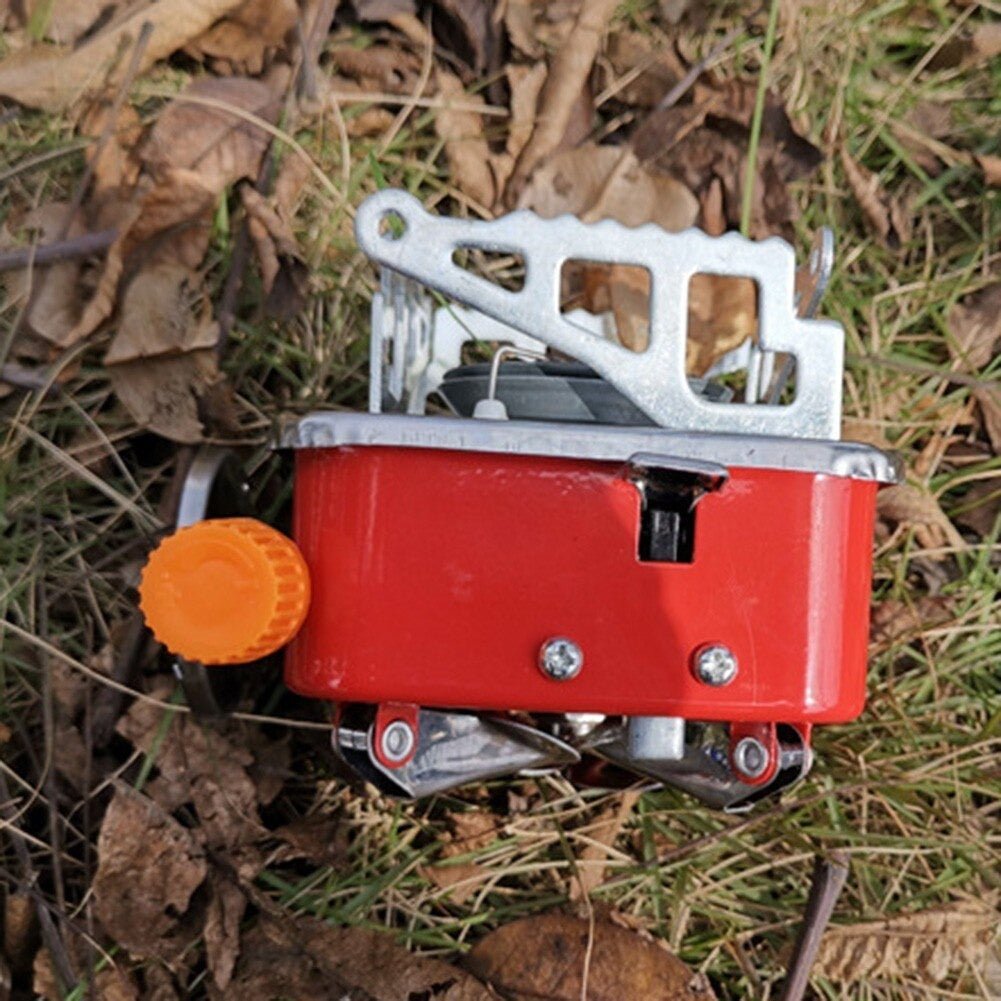 Portable Mini Folding Camping Gas Stove - Ultralight Outdoor Burner