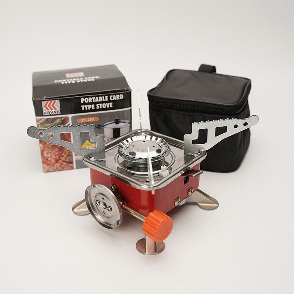 Portable Mini Folding Camping Gas Stove - Ultralight Outdoor Burner